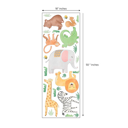Illustrated Animals - Removable Wall Sticker